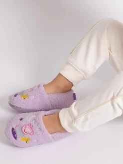 Clearance Totes Pink Childrens Peppa Pig Slippers