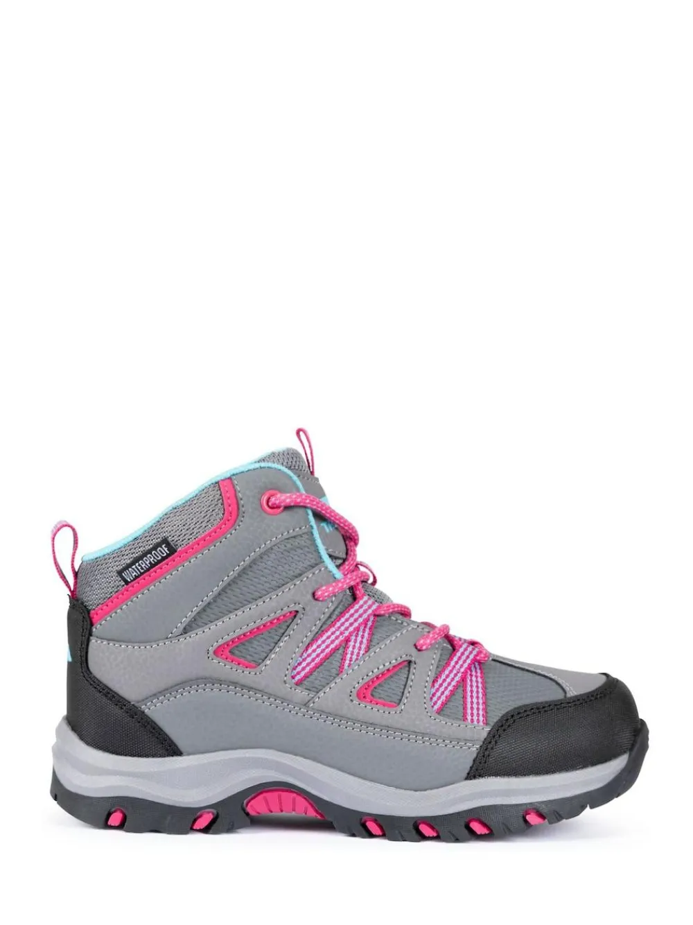 Trespass Unisex Grey Gillon II Mid Cut Boots^BOY Boots|Boots