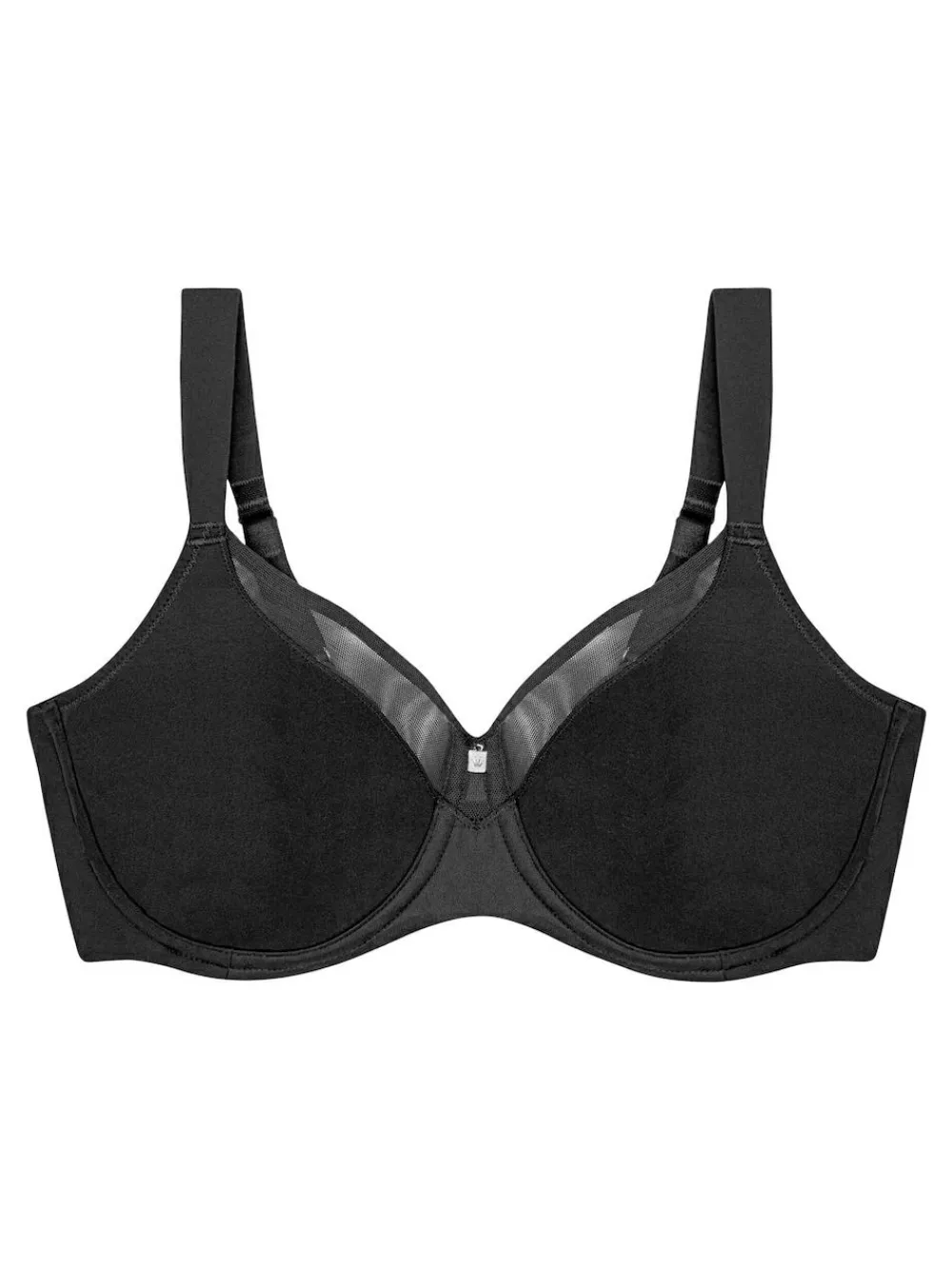 New Triumph Wired True Shape Sensation Minimizer Bra Black