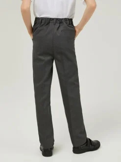Trutex Boys Slim Leg Grey 2 Pack School Trousers