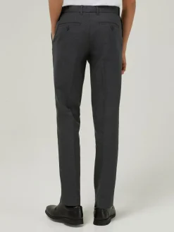 Sale Trutex Senior Boys Grey Longer Length Slim Leg School Trousers