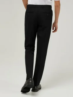 Clearance Trutex Shorter Length Slim Leg Senior Boys Black School Trousers