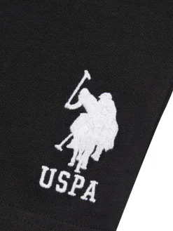 U.S. Polo Assn . Mens Classic Fit 100% Cotton Player 3 Sweat Shorts^ Shorts
