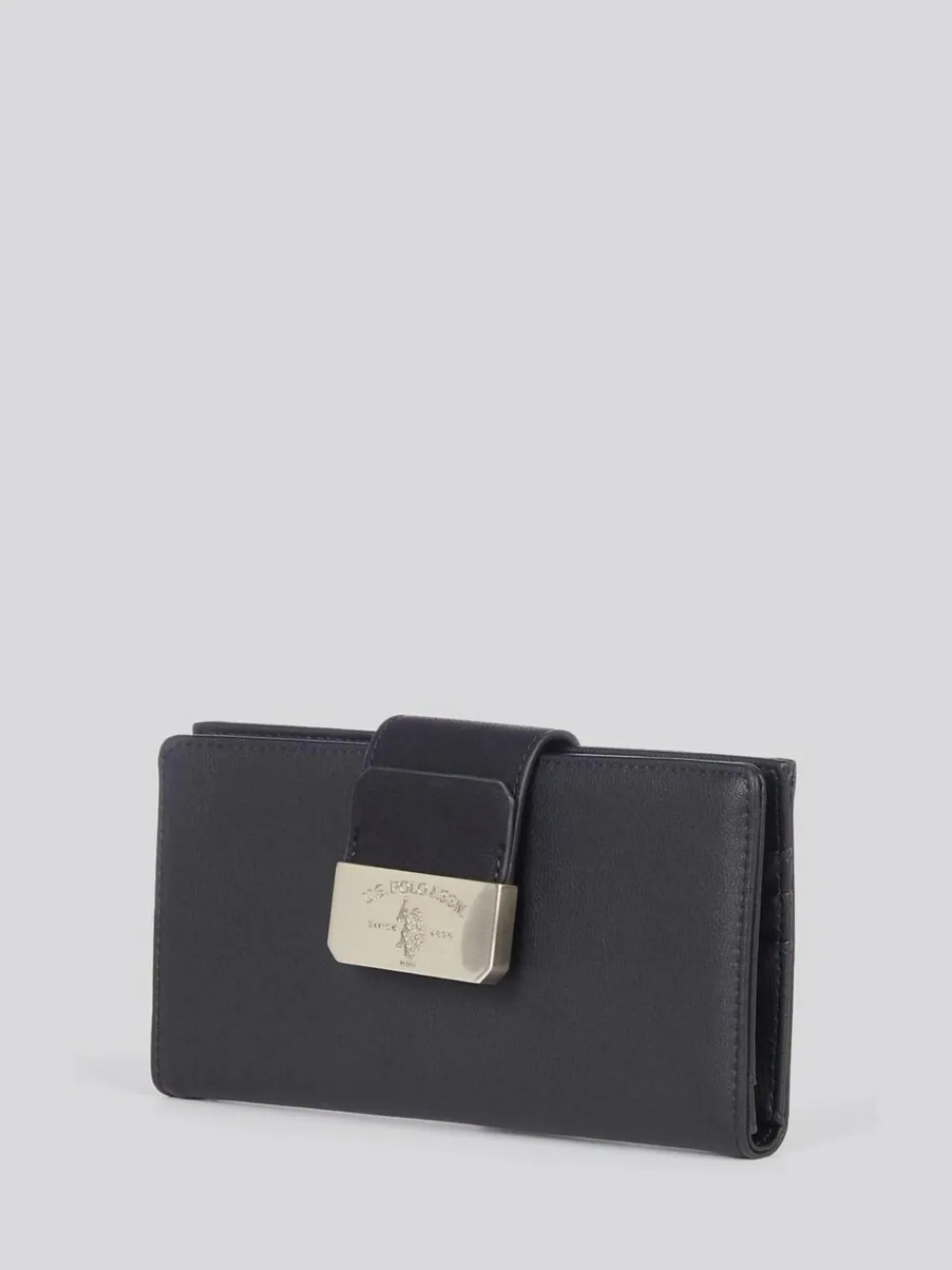U.S. Polo Assn . Black Womens Romantic Large Card Holder Purse^Women Purses