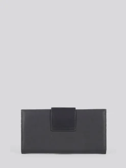 U.S. Polo Assn . Black Womens Romantic Large Card Holder Purse^Women Purses