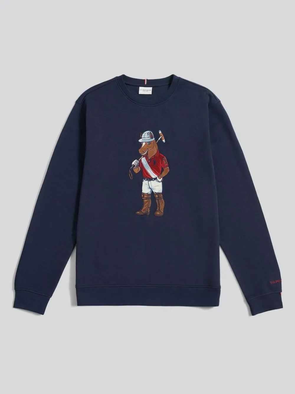 U.S. Polo Assn . Blue Mens Chuck Crew Sweatshirt^ Loungewear