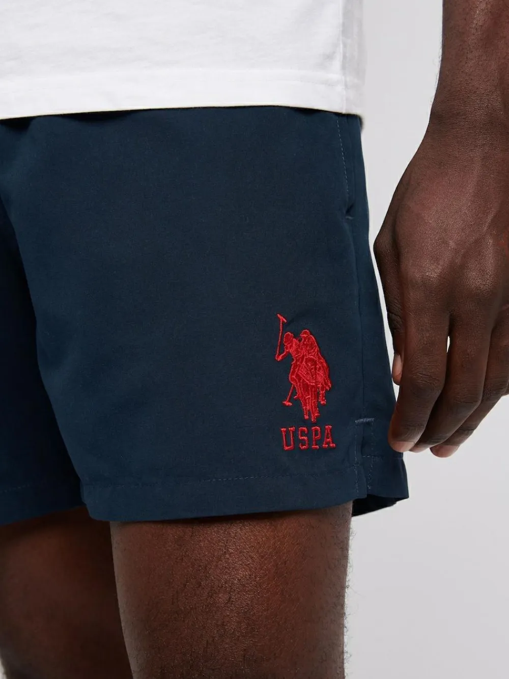U.S. Polo Assn . Mens Player 3 Swim Shorts^ Swimwear