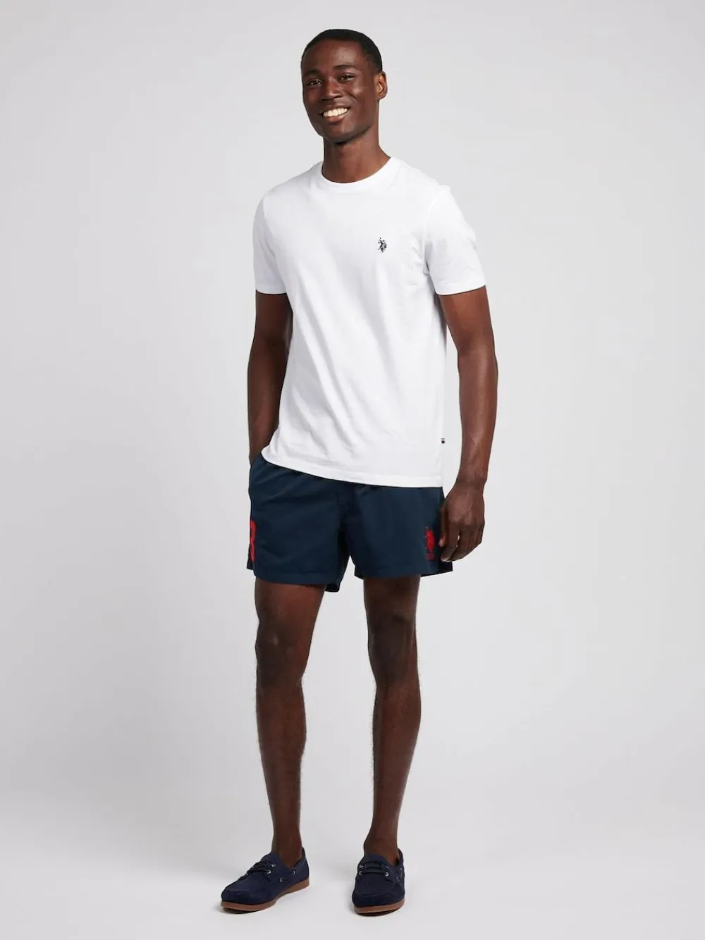 U.S. Polo Assn . Mens Player 3 Swim Shorts^ Swimwear
