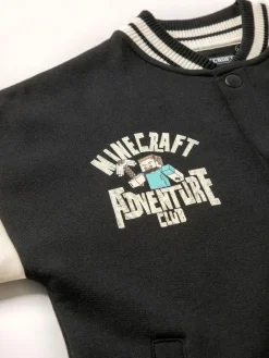 Vanilla Underground Black Minecraft Bomber Jacket^BOY Coats & Jackets|Snowsuits & Coats