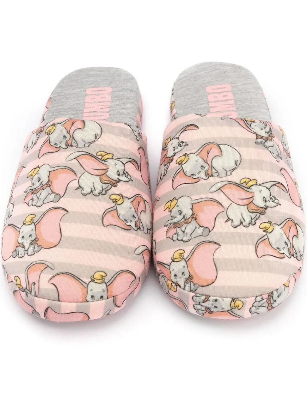 Vanilla Underground Grey Dumbo Womens Winter Mule Slippers