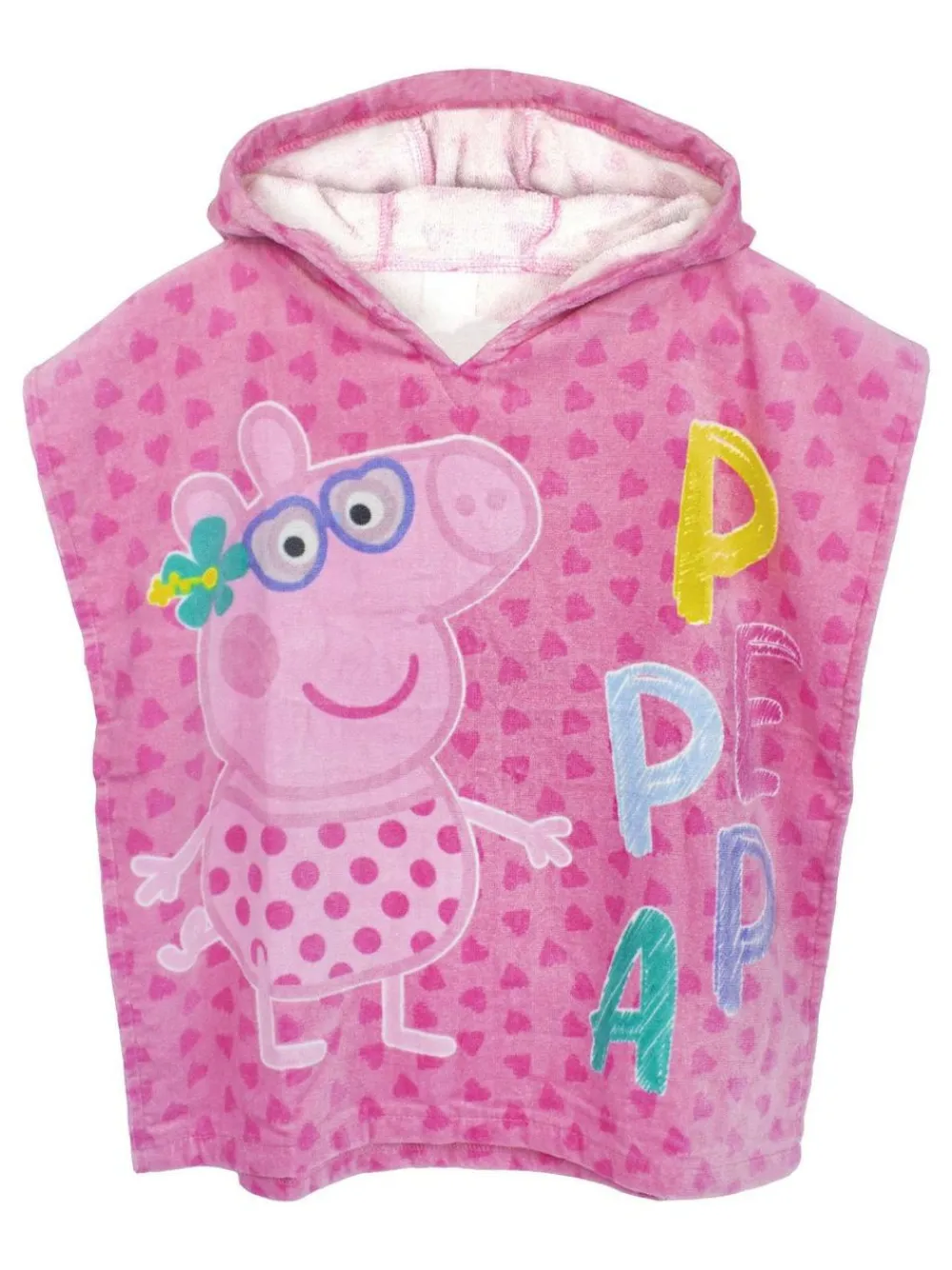 Vanilla Underground Pink Girls Peppa Pig Swimsuit and Towel Poncho Set.^ Swimwear|Swimwear