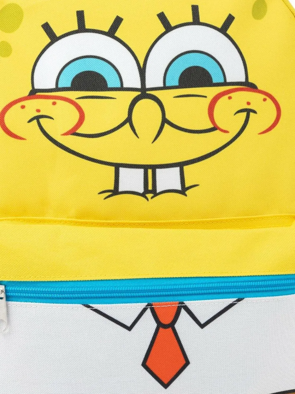Vanilla Underground Yellow SpongeBob SquarePants Unisex Kids 4 Piece Backpack Set^BOY Bags