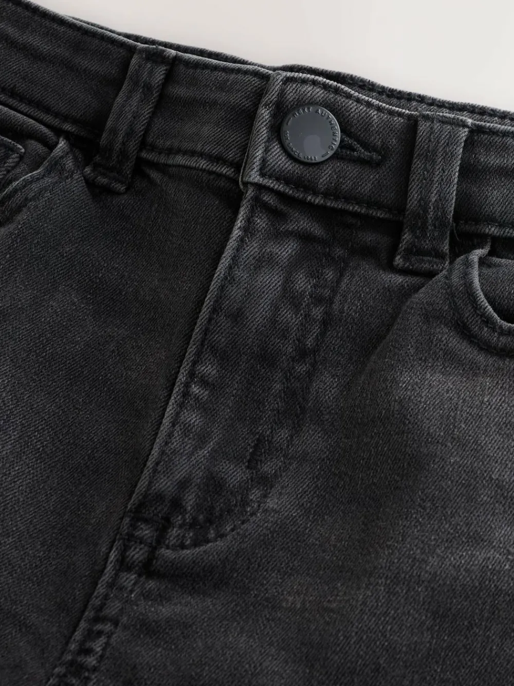 Next Washed Black Regular Fit Stretch Jeans (3-17yrs)^BOY Jeans|Jeans