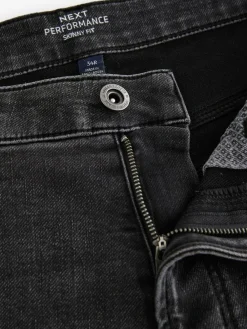 Next Washed Black Skinny Fit Comfort Stretch Jeans