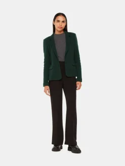 Outlet Whistles Green Slim Jersey Jacket