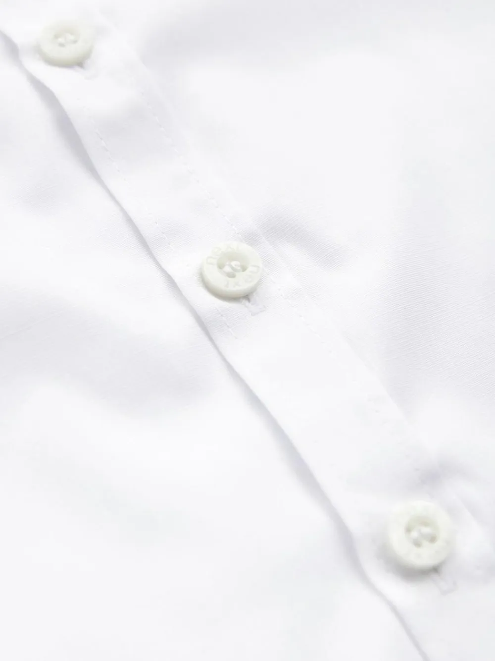 Next White 2 Pack Long Sleeve Stretch School Shirts (3-16yrs)^BOY Shirts
