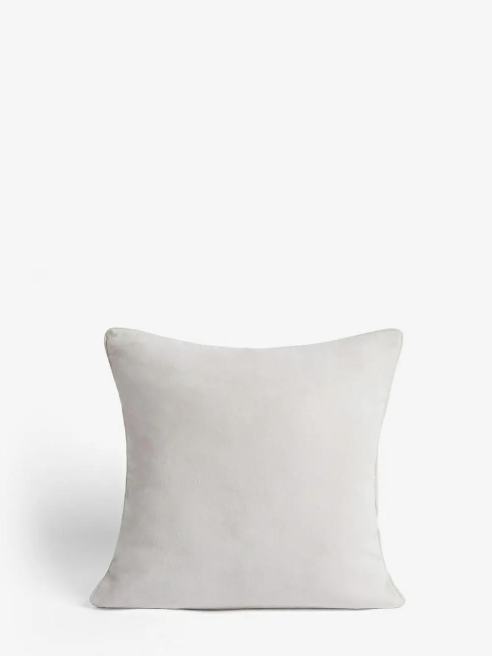 New Next White 45 x 45cm Soft Velour Cushion