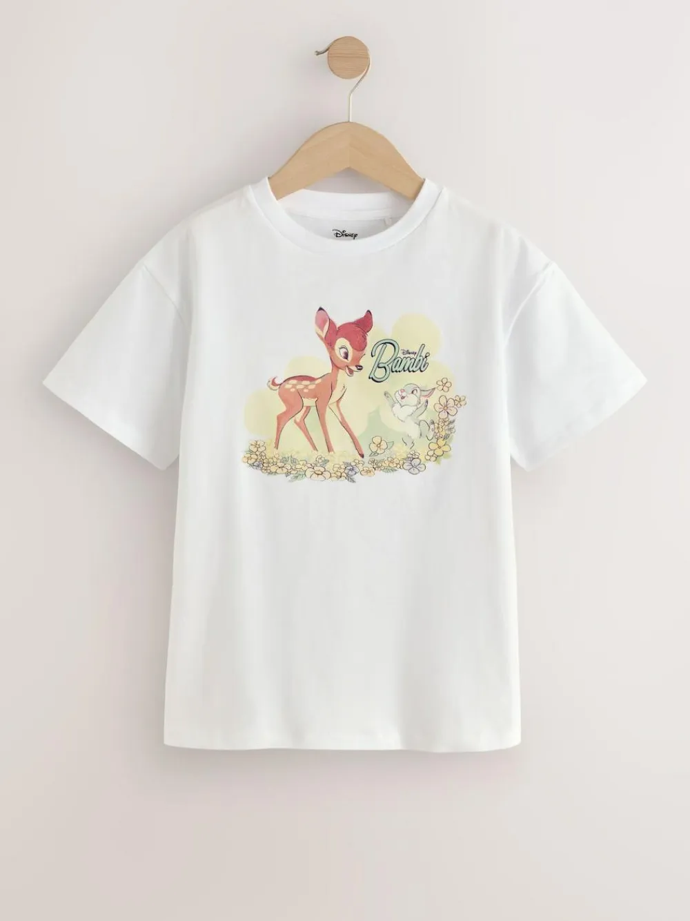 Next White Bambi Oversized Graphic T-Shirt (3-16yrs)^ T-Shirts
