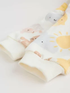 Hot Next White Bunny Character Print Easter Sweat and Leggings Baby Set (0mths-2yrs)