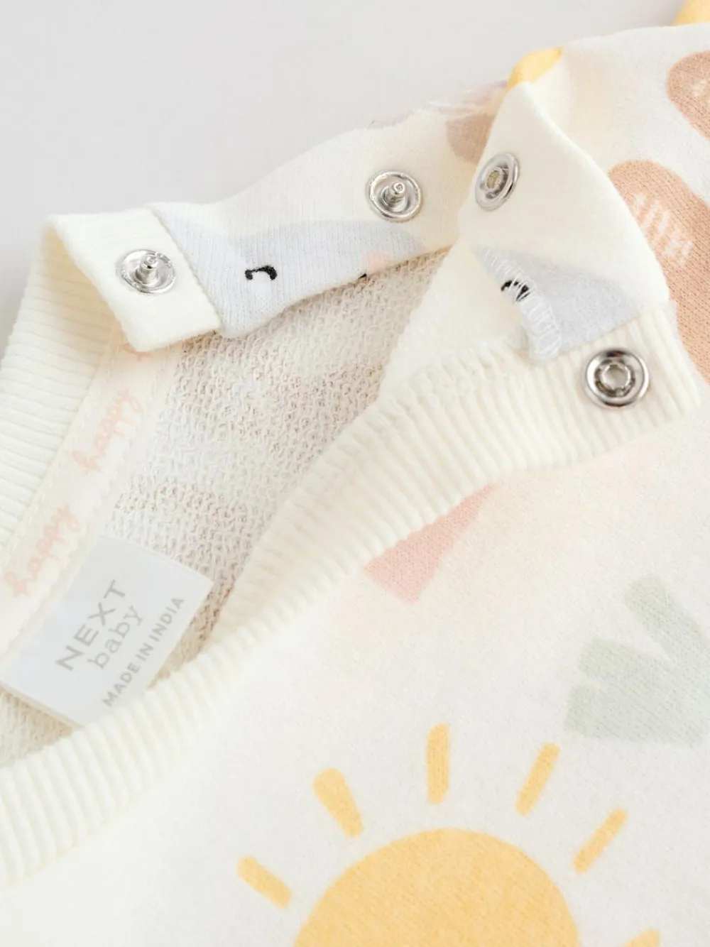 Hot Next White Bunny Character Print Easter Sweat and Leggings Baby Set (0mths-2yrs)