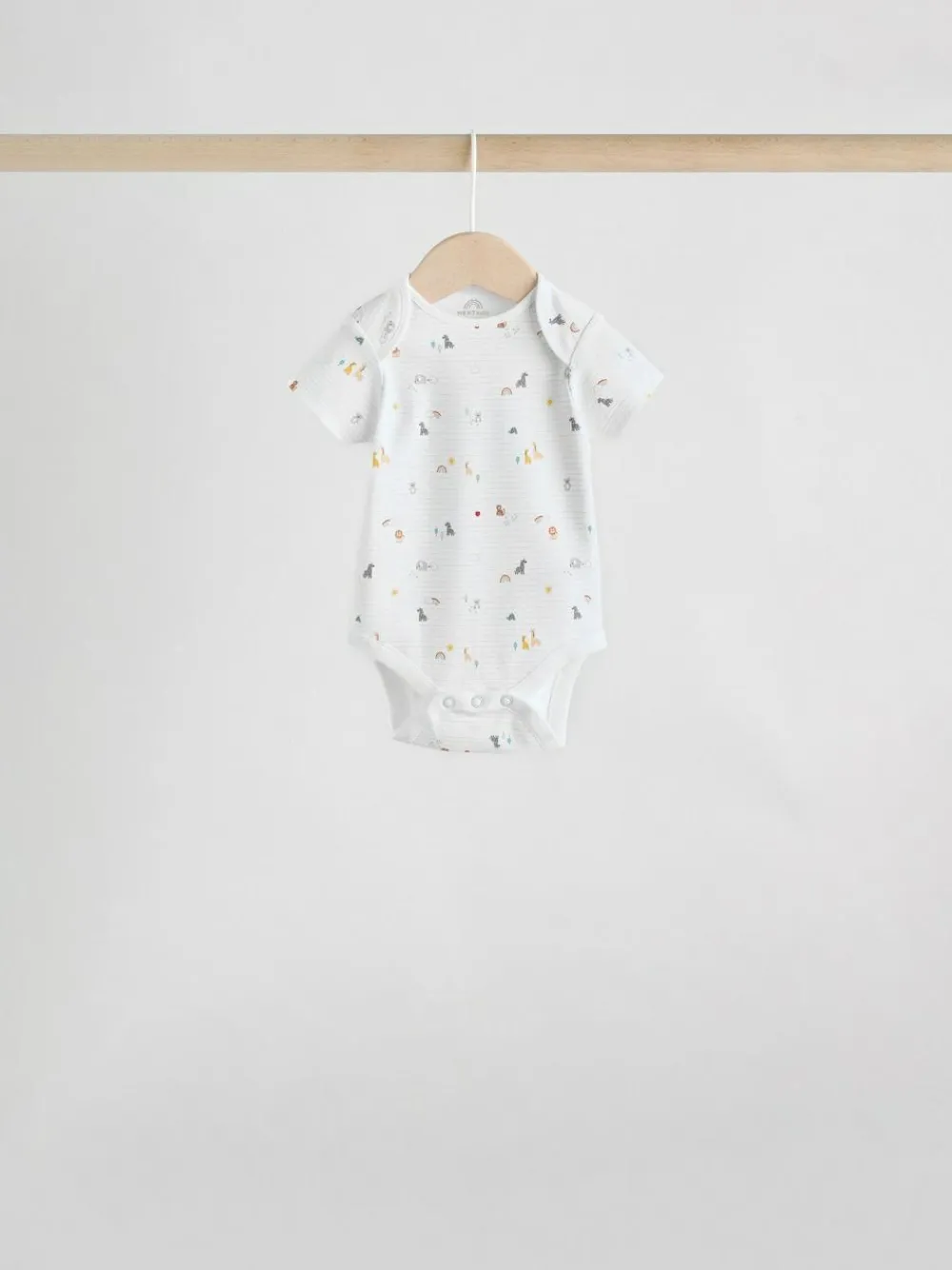 Next White Character 7 Pack Baby Short Sleeve Bodysuits^BOY Unisex|Bodysuits & Vests
