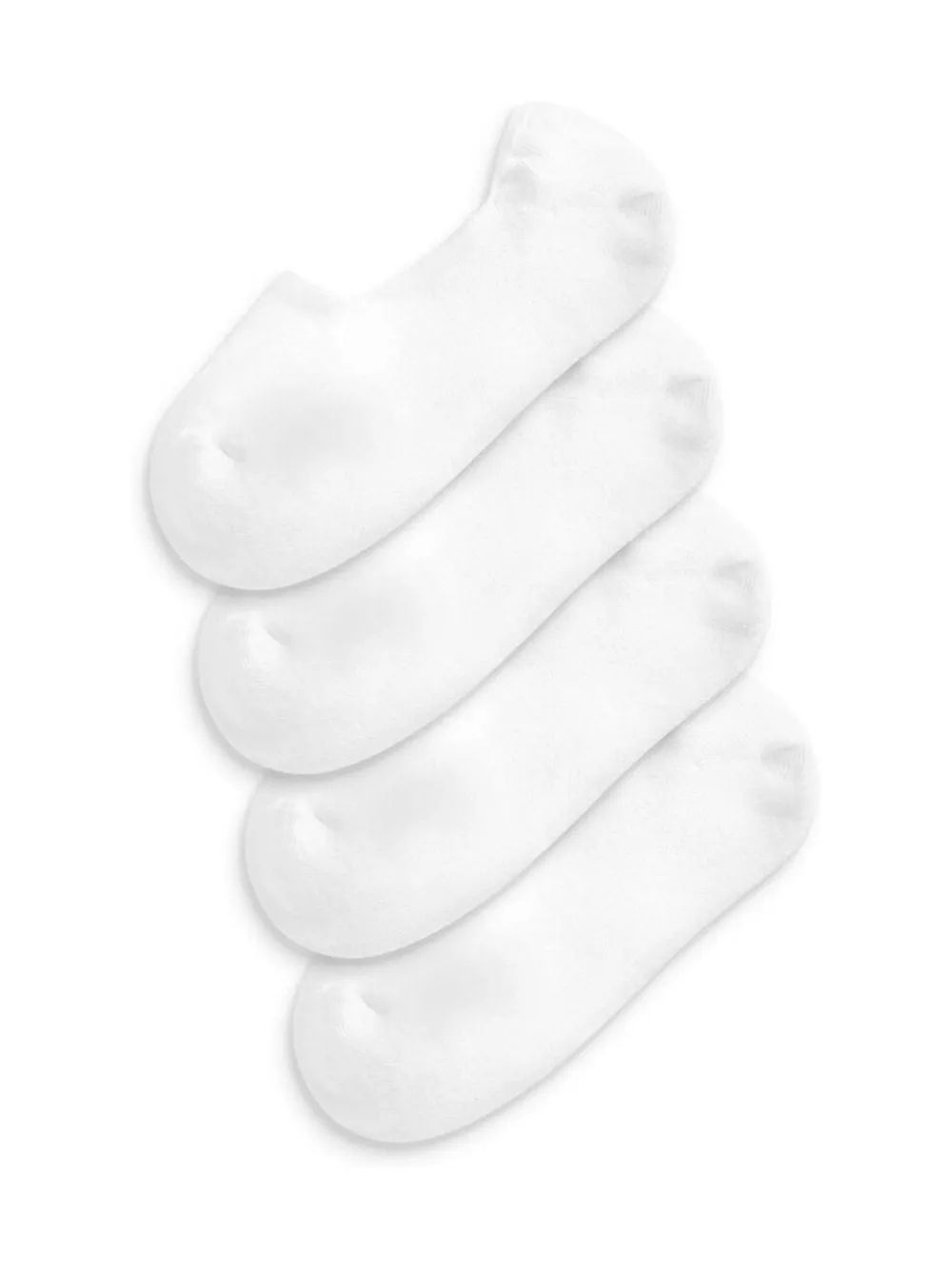 Discount Next Cushion Sole Invisible Trainer Socks 4 Pack White