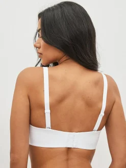 Clearance Next DD+ Non Pad Minimise Strapless Bandeau Bra White