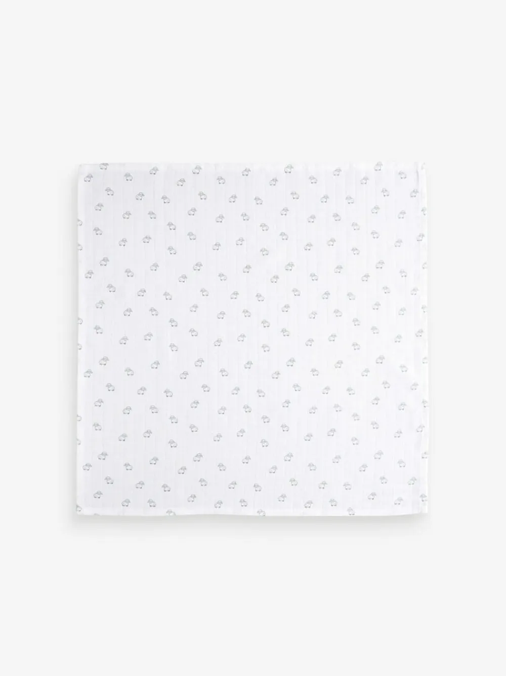 Clearance Next Baby Muslins Cloths 4 Pack White Delicate Animal