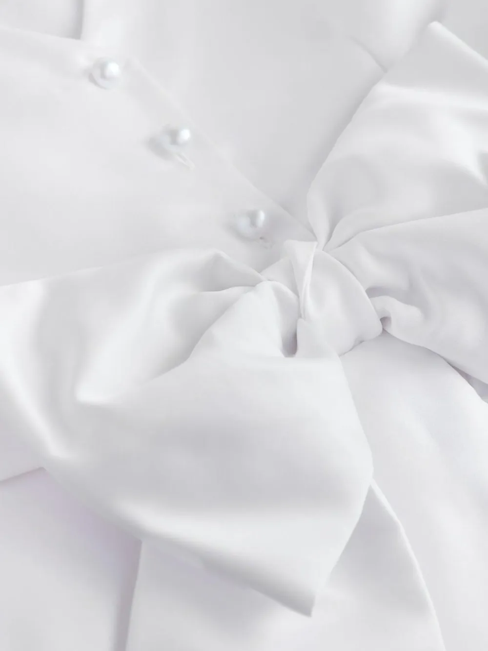 Next White Flower Girl Bow Dress (6-13yrs)^ Occasionwear