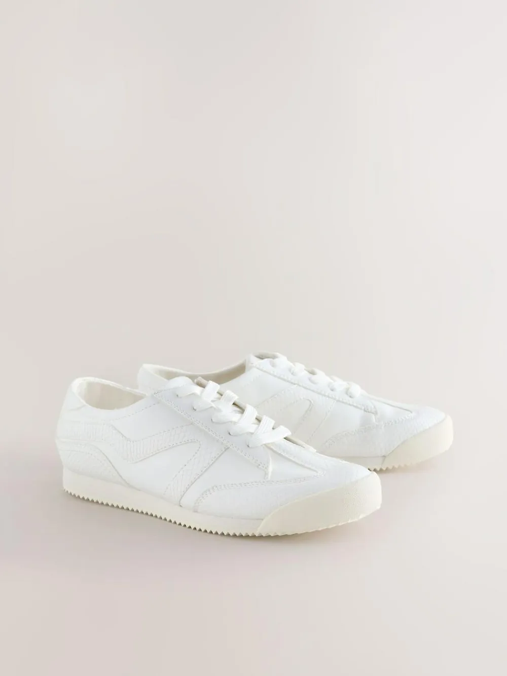Next Forever Comfort® Slimeline Side Stripe Lace Up Trainers^Women Sneakers