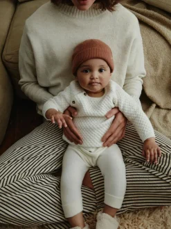 Discount Next White Knitted Jumper And Trouser Baby Set (0mths-2yrs)