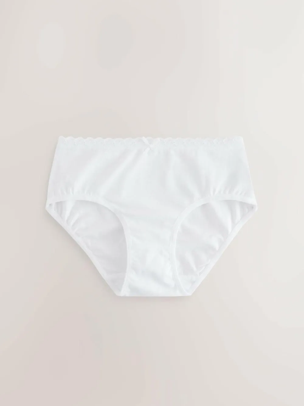 Hot Next White Lace Briefs 7 Pack (1.5-16yrs)