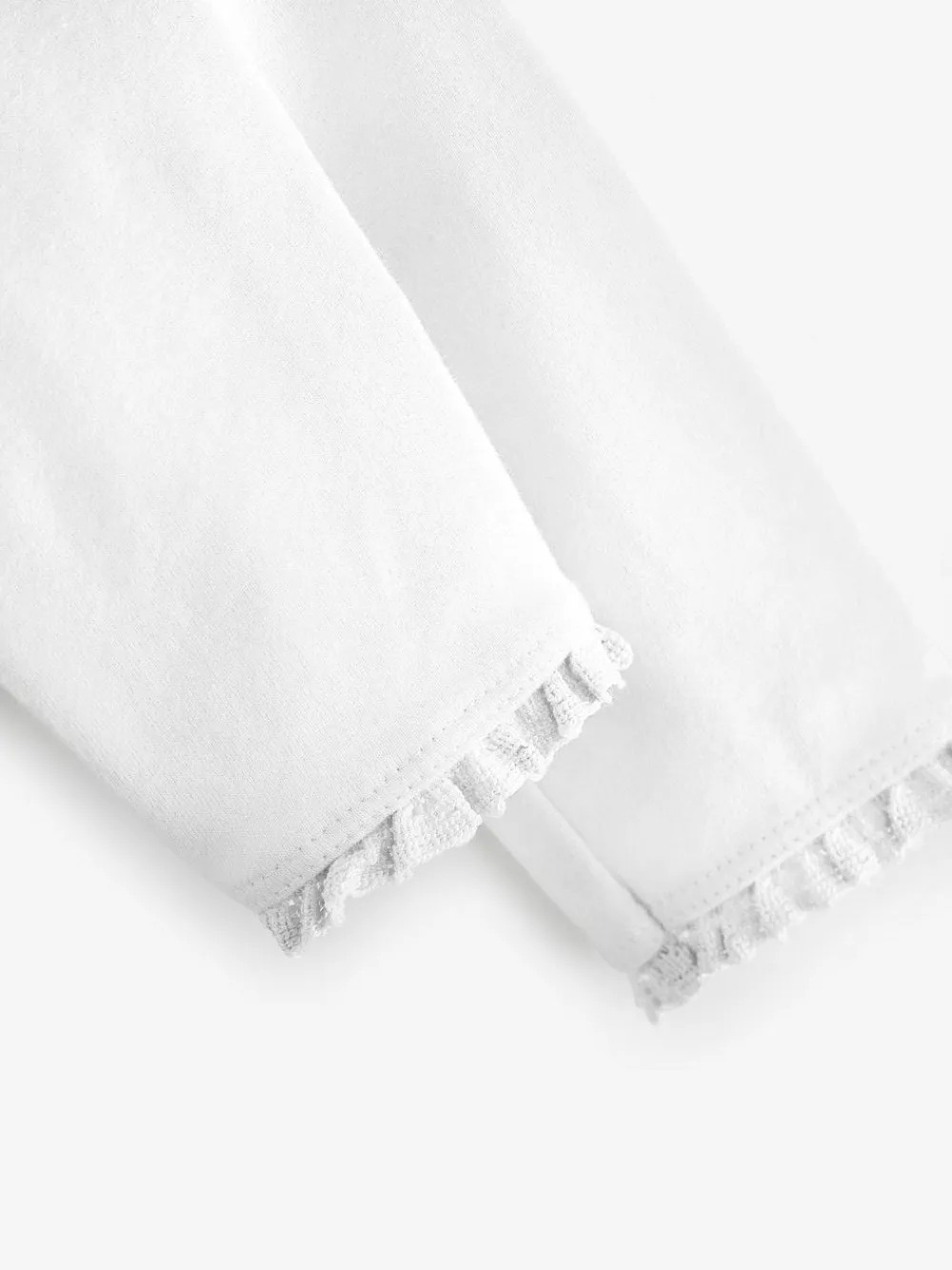 New Next White Lace Trim Leggings (3mths-7yrs)