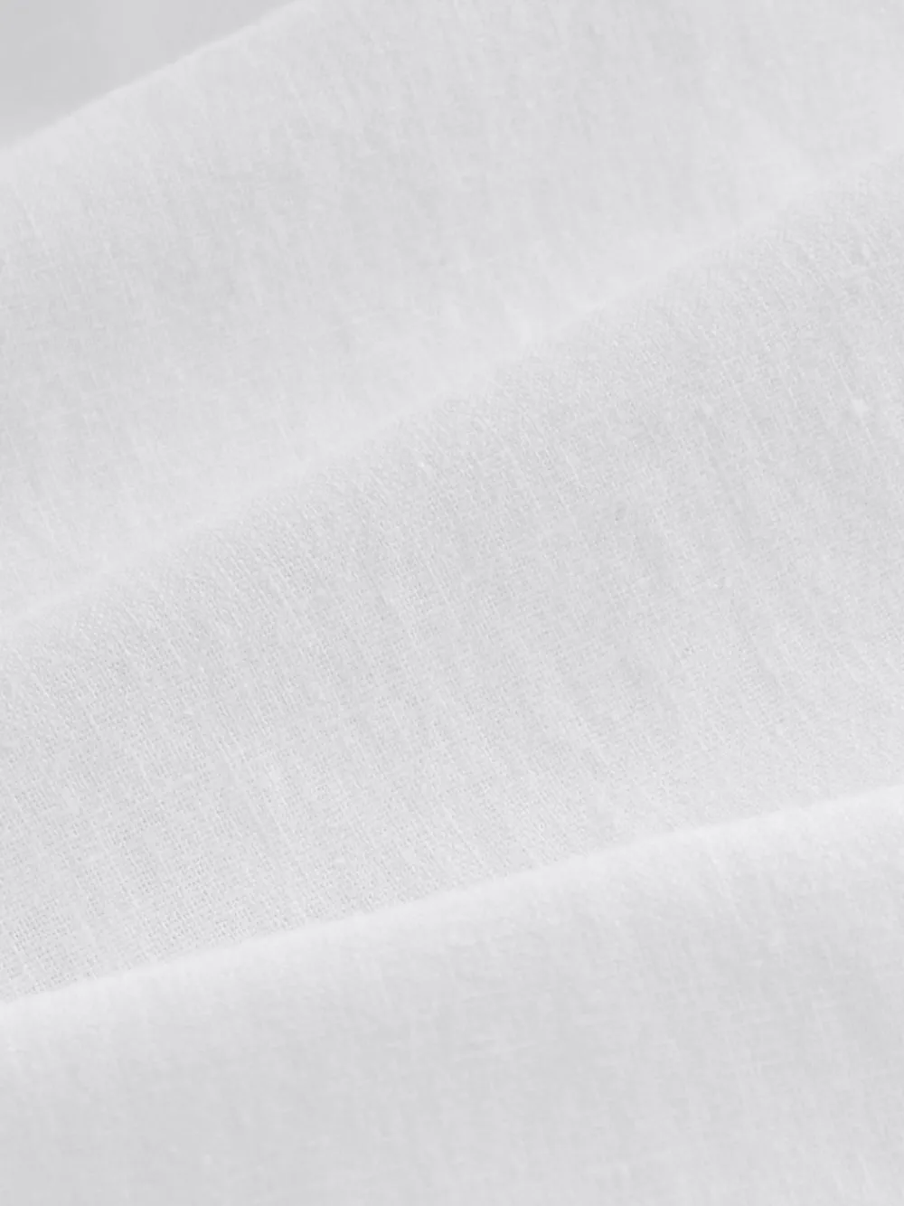 Next White Linen Blend Trousers
