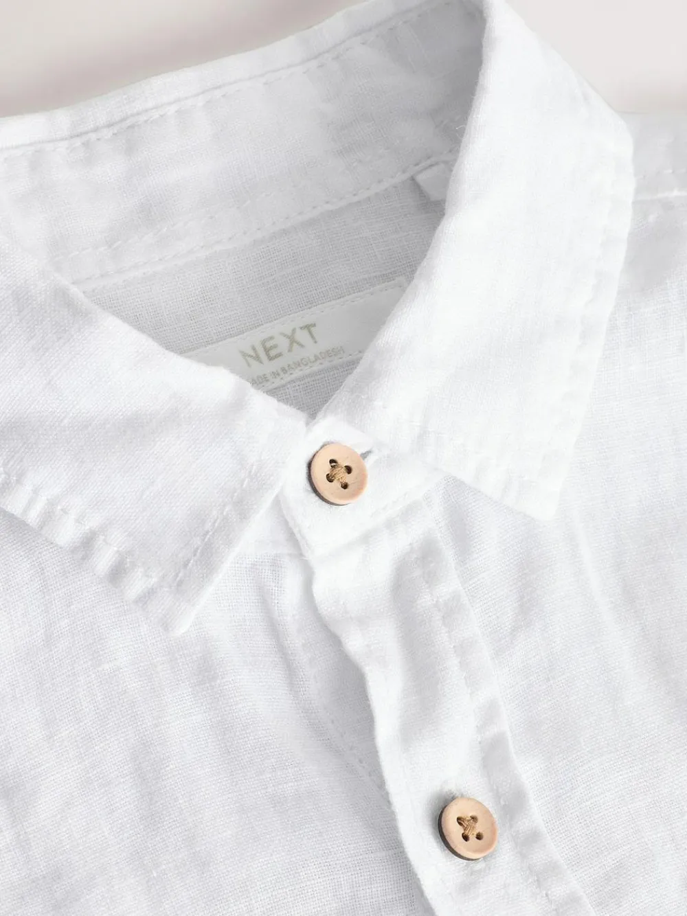 Next Long Sleeve 100% Linen Shirt (3-16yrs)^BOY Shirts