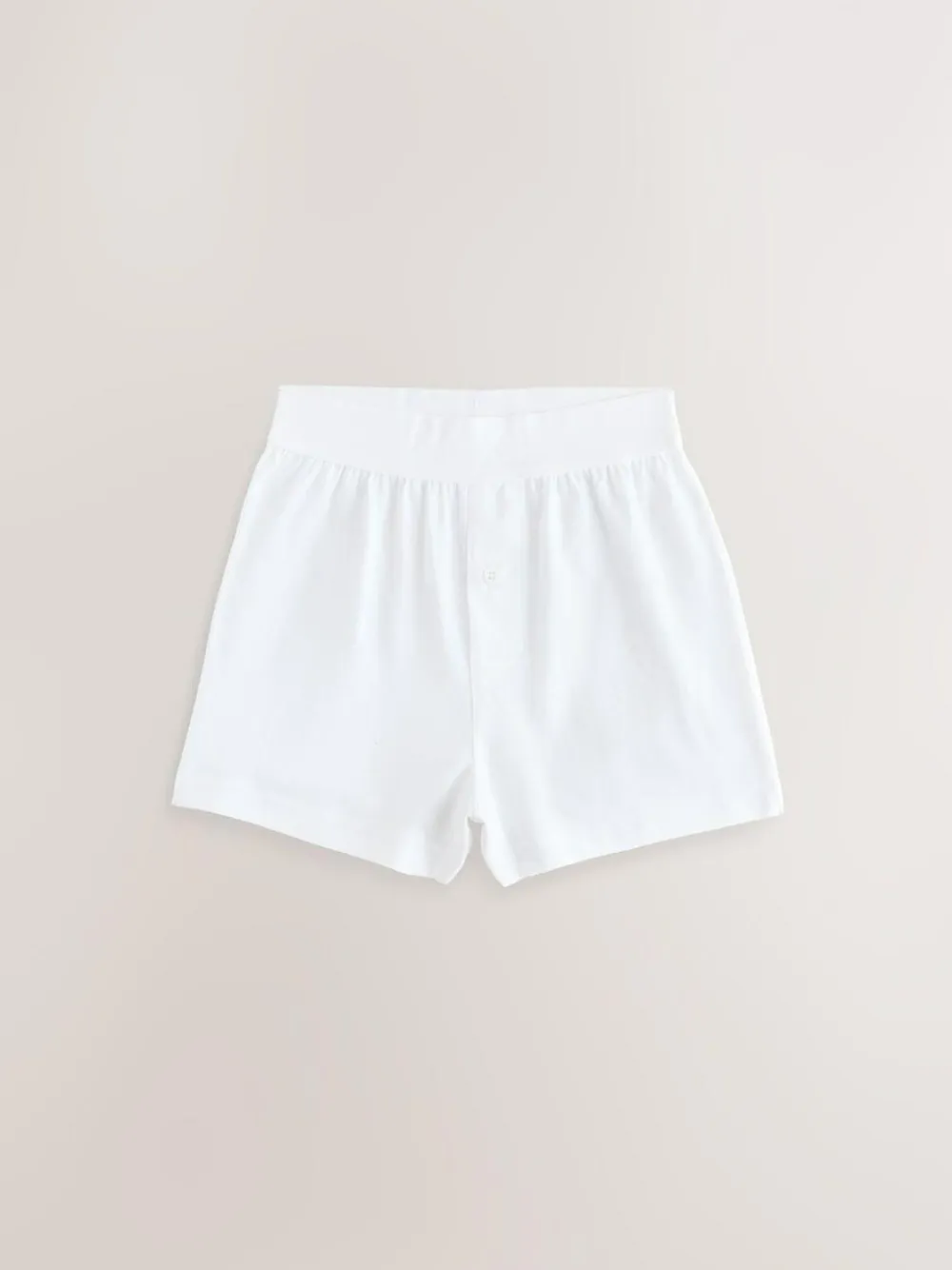 Discount Next Loose Fit 100% Cotton Boxers 5 Pack (1.5-16yrs) White