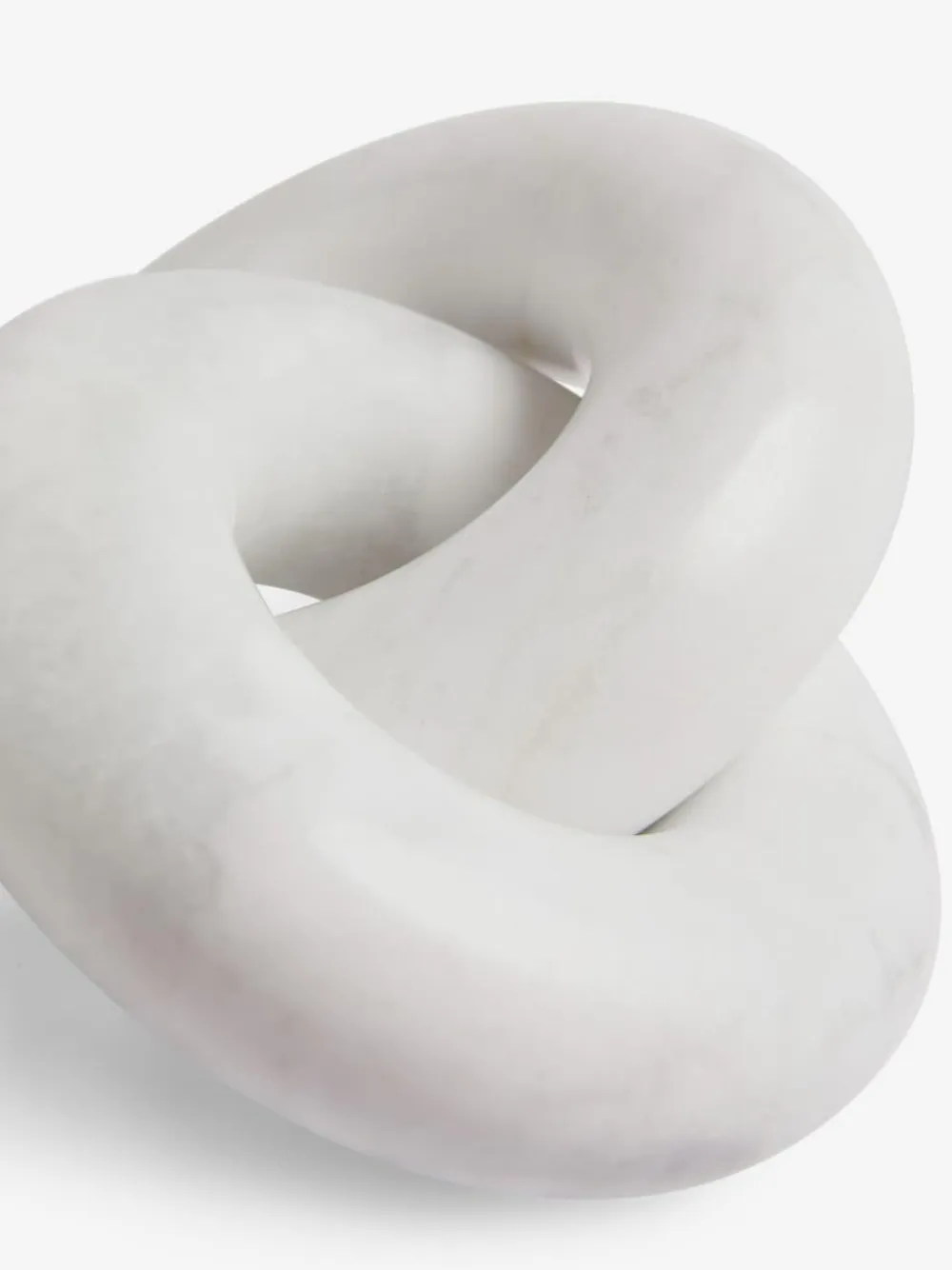 Next White Marble Decorative Knot Ornament^ Ornaments