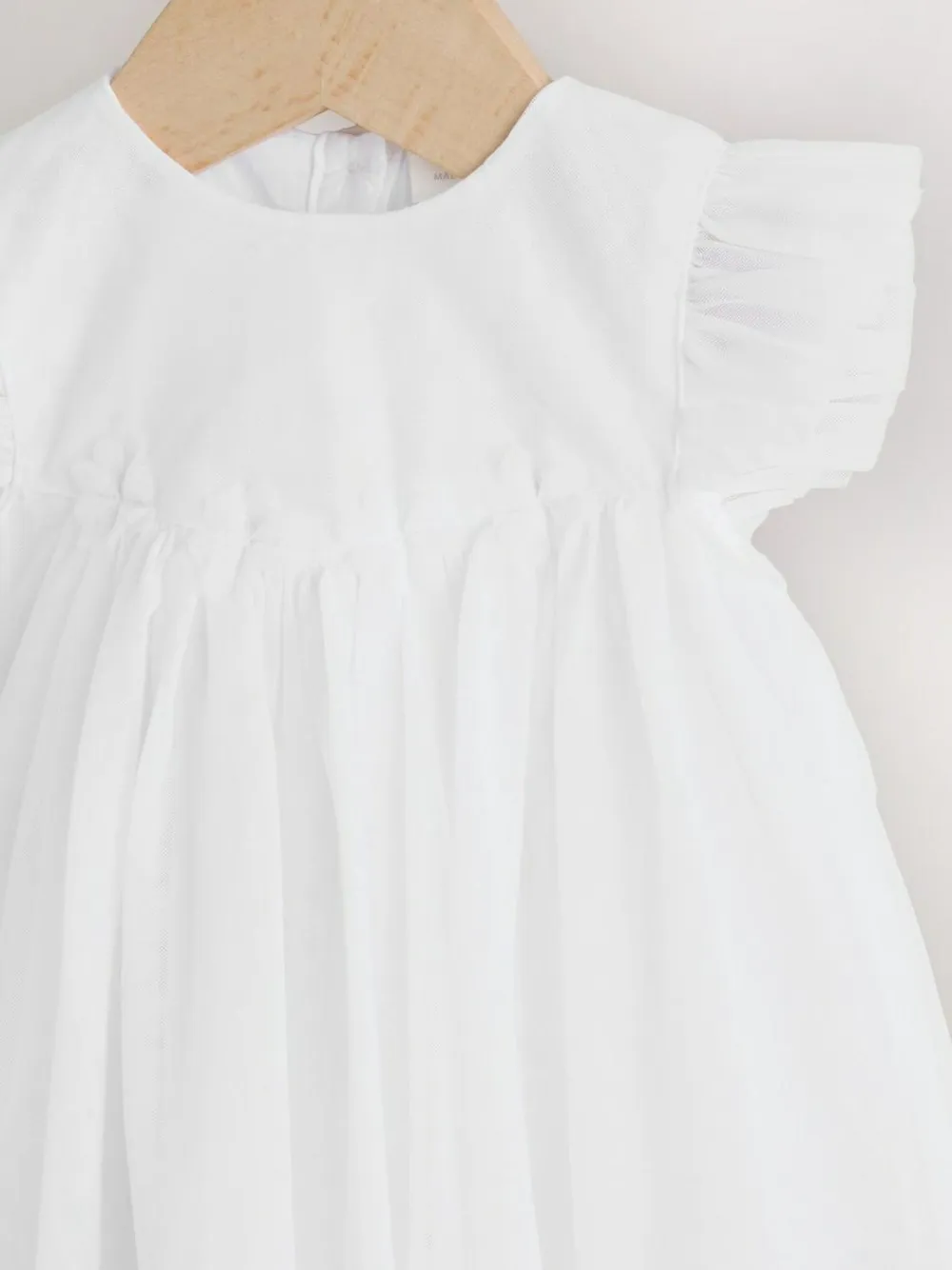 Discount Next White Mesh Baby Dress (0mths-2yrs)