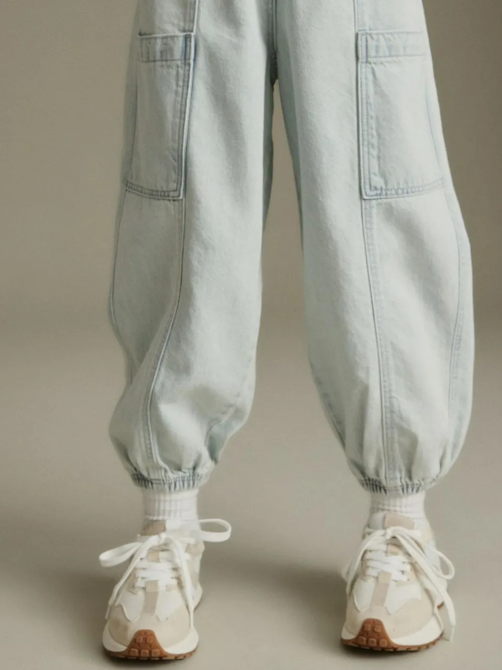 New Next White Neutral Lace-Up Chunky Trainers