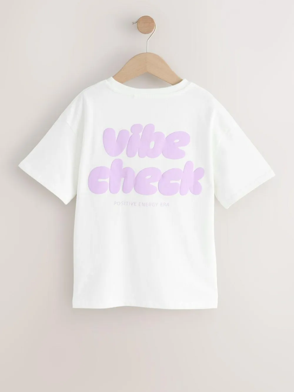 Next White Oversized Graphic Print T-Shirt (3-16yrs)^ T-Shirts