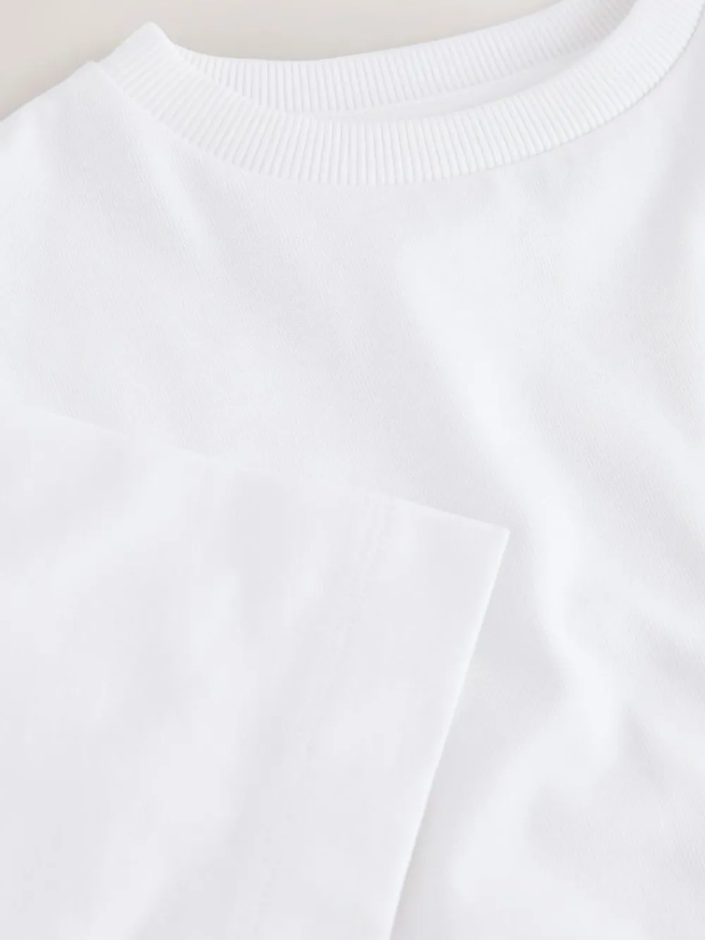 Discount Next Oversized Heavyweight Boxy T-Shirt (3-16yrs) White