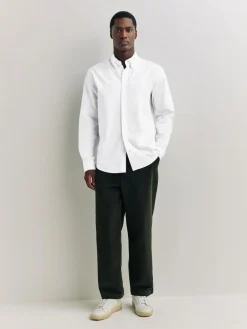 Next White Regular Fit Long Sleeve Oxford Shirt^ Shirts|Occasionwear