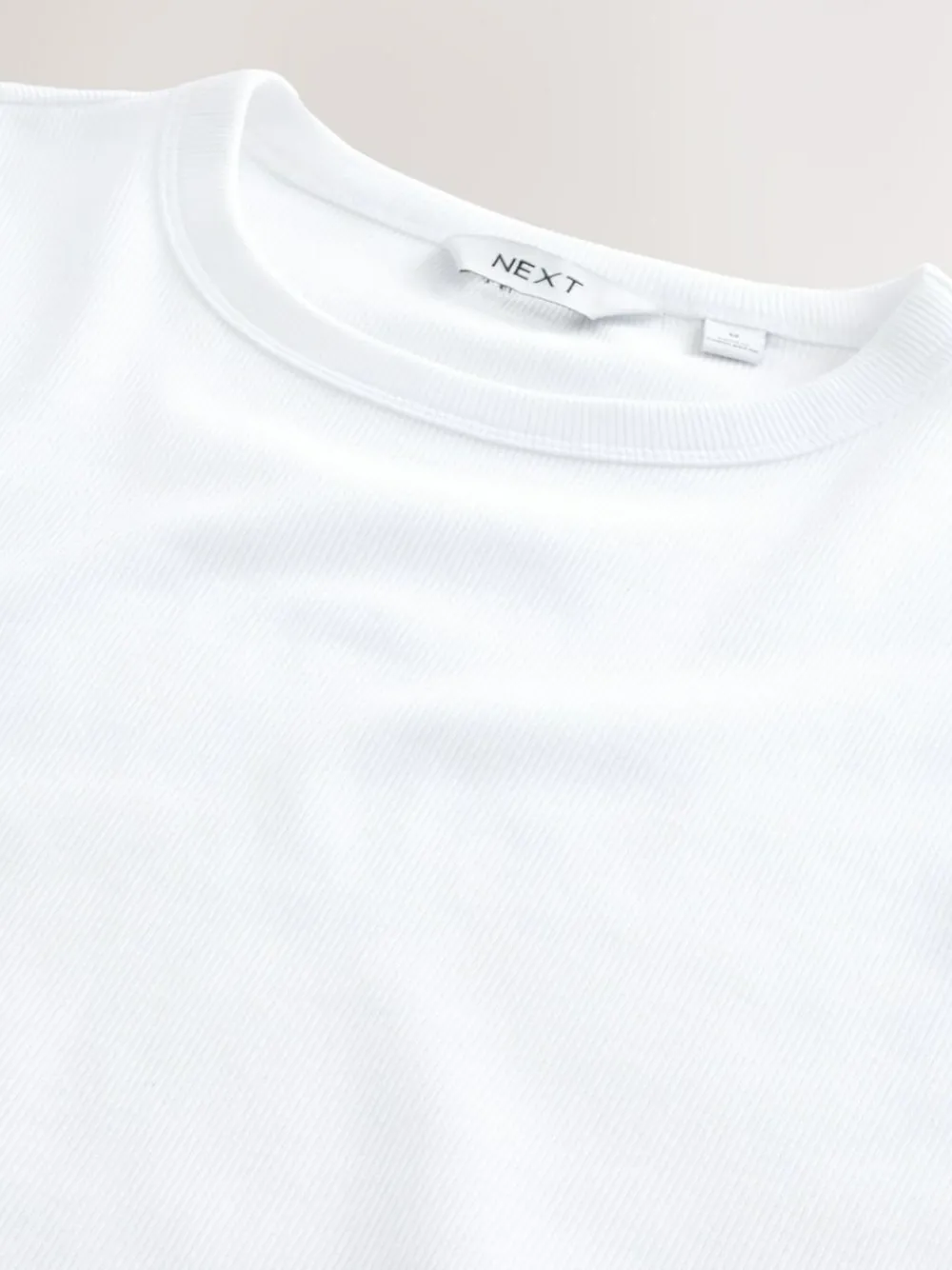 Next Ribbed Short Sleeve Crew T-Shirt^ Tops & T-Shirts