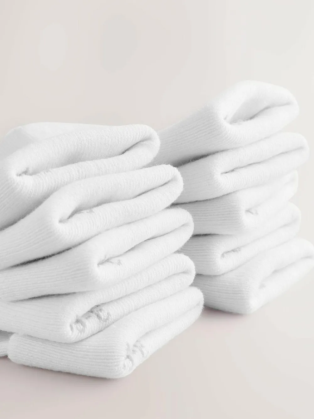 Next White Roll Top Baby Socks 10 Pack (0mths-2yrs)