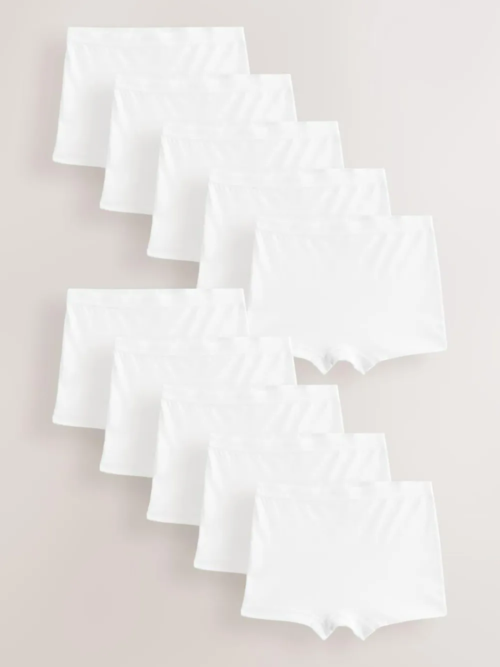 Discount Next Short Briefs 10 Pack (2-16yrs) White