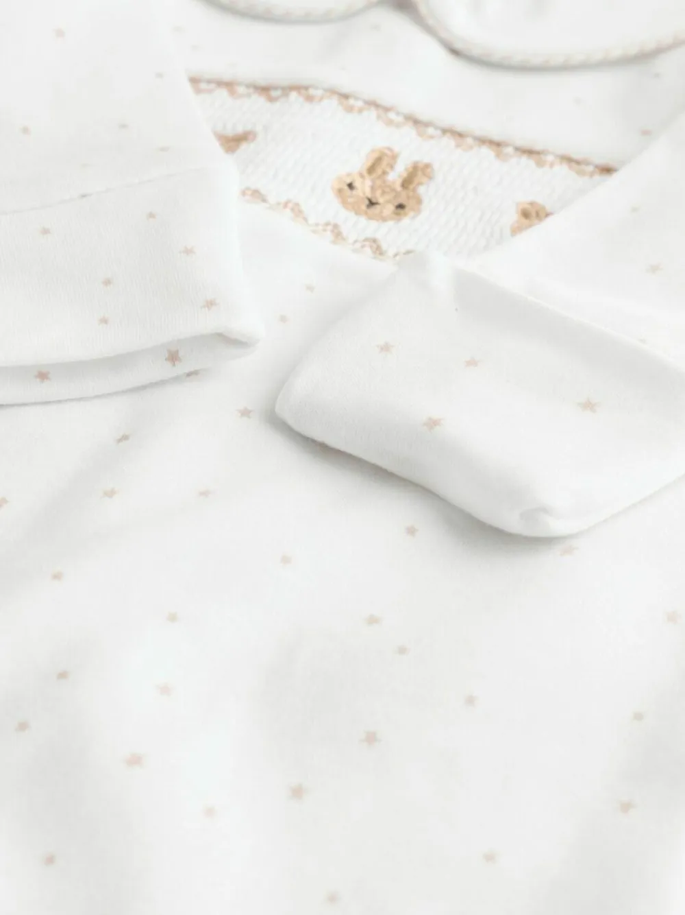 Online Next White Sleepsuits 3 Pack (0-2yrs)