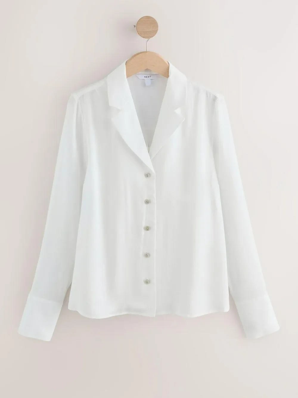 Next Soft Revere Collar Long Sleeve Shirt^Women Tops & T-Shirts|Blouses & Shirts