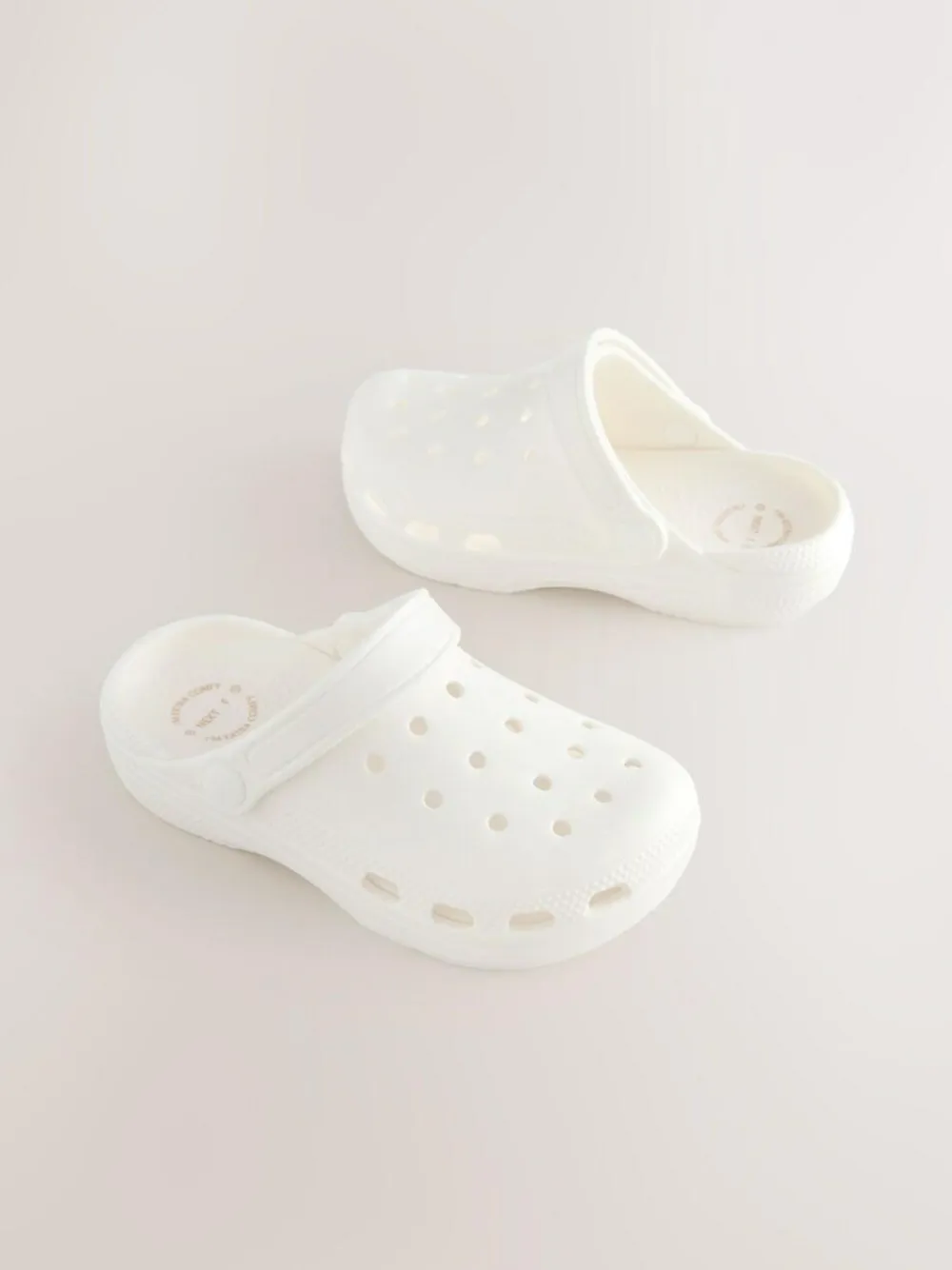 Clearance Next Standard Fit (F) Comfort Clogs White