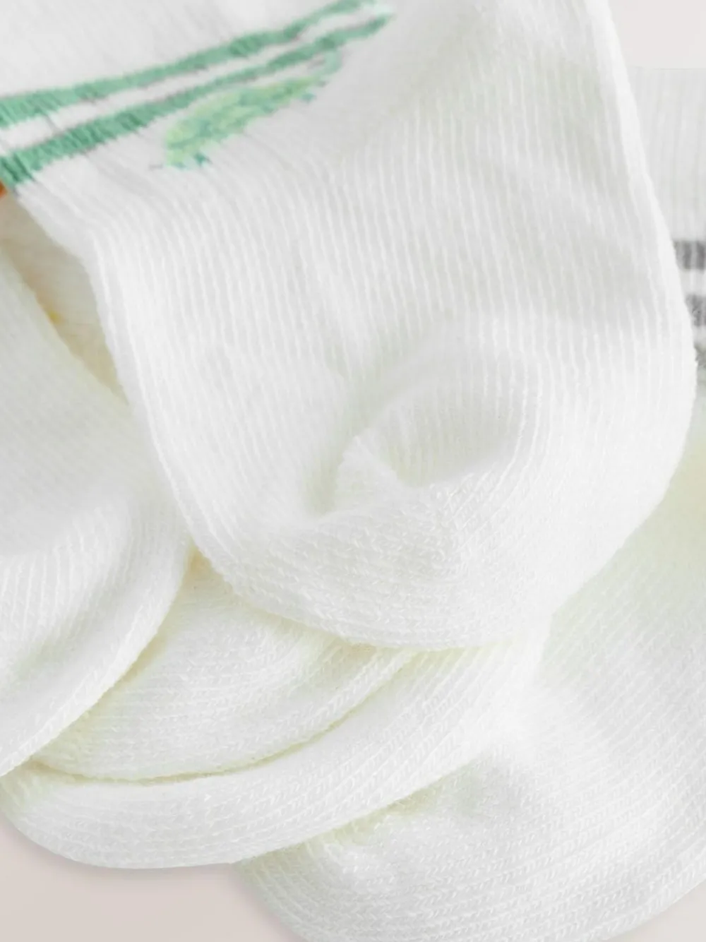 Best Next Baby Socks 5 Pack (0mths-2yrs) White Stripe