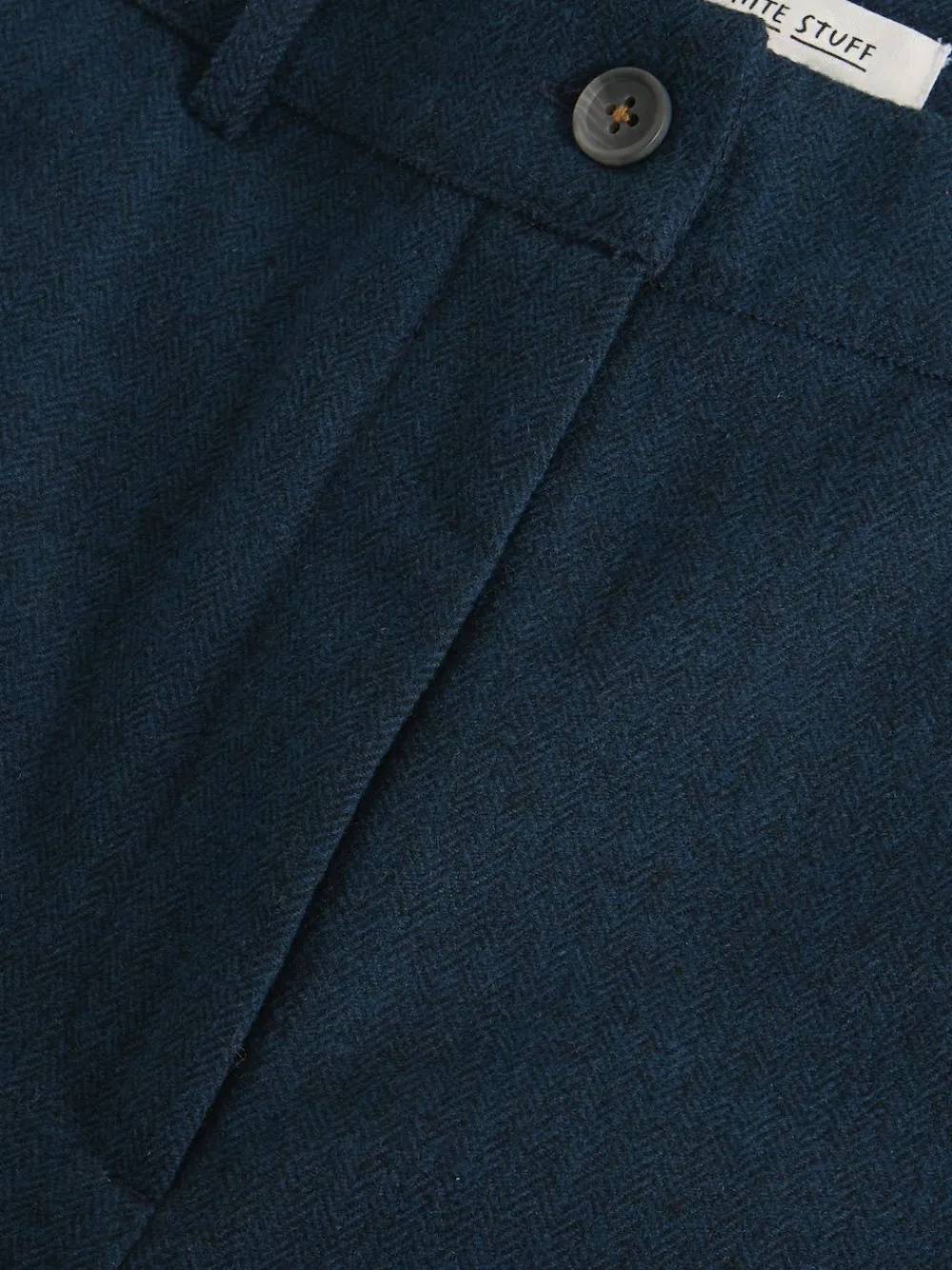 Outlet White Stuff Belle Tweedy Wide Leg Trousers Blue
